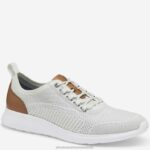 Shoes Off White Knit XB6RX10 Johnston & Murphy Men Amherst Knit U-Throat