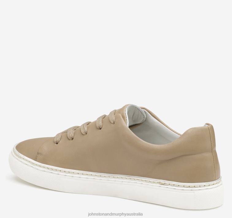 Shoes Sand Glove Leather XB6RX1206 Johnston & Murphy Women Callie Lace-to-Toe - Image 2