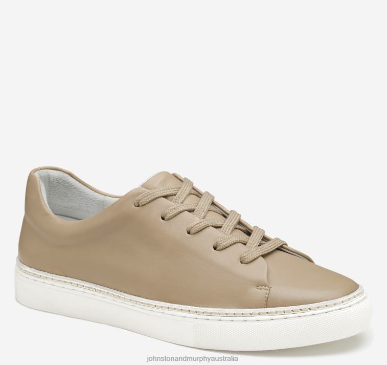 Shoes Sand Glove Leather XB6RX1206 Johnston & Murphy Women Callie Lace-to-Toe - Image 1
