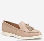 Shoes Sand Kid Suede XB6RX1200 Johnston & Murphy Women Darlene Tassel Loafer