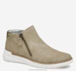 Shoes Sand Suede XB6RX1259 Johnston & Murphy Women Emery Zip Bootie