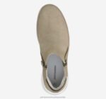 Shoes Sand Suede XB6RX1259 Johnston & Murphy Women Emery Zip Bootie - Image 4