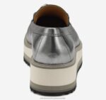 Shoes Silver Metallic Sheepskin XB6RX1261 Johnston & Murphy Women Gracelyn Chain Loafer - Image 3