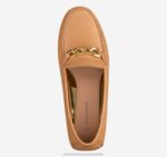 Shoes Tan Calfskin XB6RX1247 Johnston & Murphy Women Maggie Chain Moc - Image 4