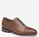 Shoes Tan Calfskin XB6RX196 Johnston & Murphy Men Melton Cap Toe