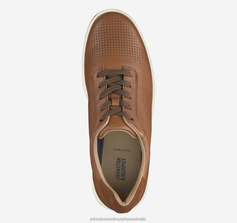 Shoes Tan Full Grain XB6RX111 Johnston & Murphy Men Daxton U-Throat - Image 2