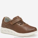 Shoes Tan Full Grain XB6RX1315 Johnston & Murphy Boy Little Kid Activate U-Throat