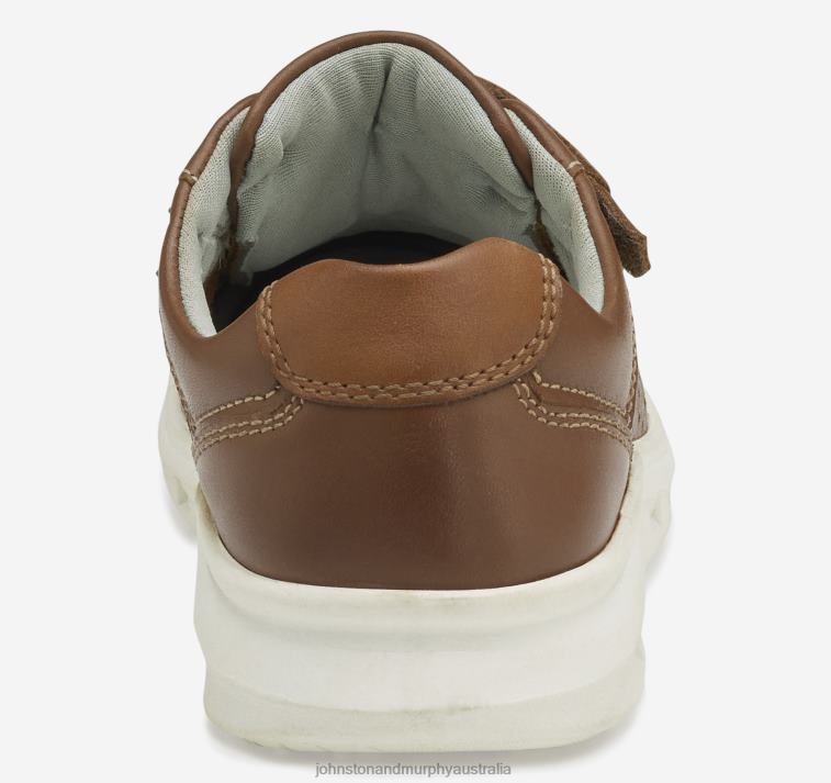 Shoes Tan Full Grain XB6RX1315 Johnston & Murphy Boy Little Kid Activate U-Throat - Image 3