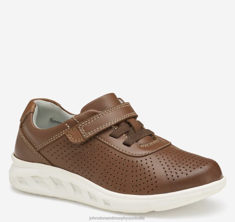 shoes_tan_full_grain_xb6rx1315_johnston_murphy_boy_little_kid_activate_u_throat.jpg Shoes Tan Full Grain XB6RX1315 Johnston & Murphy Boy Little Kid Activate U-Throat - Image 1