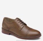 Shoes Tan Full Grain XB6RX1354 Johnston & Murphy Boy Little Kid Conard Cap Toe