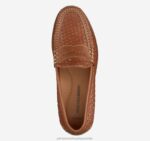 Shoes Tan Full Grain XB6RX147 Johnston & Murphy Men Halstead Woven Penny - Image 2