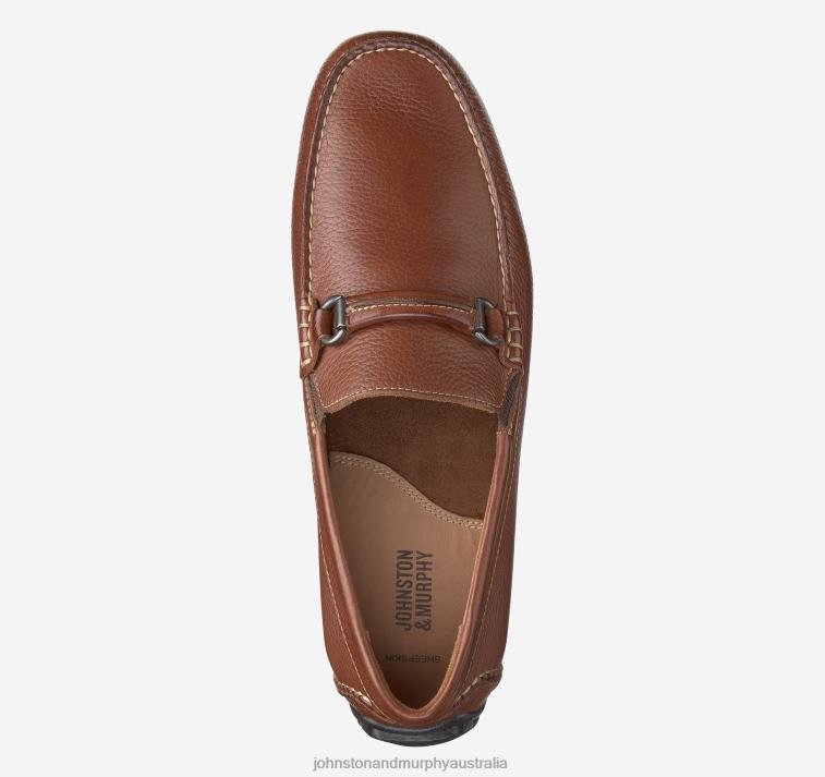 Shoes Tan Full Grain XB6RX174 Johnston & Murphy Men Cort Bit - Image 2