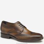 Shoes Tan Full Grain XB6RX178 Johnston & Murphy Men Danridge Wingtip