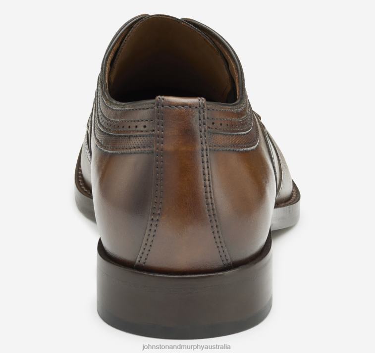 Shoes Tan Full Grain XB6RX178 Johnston & Murphy Men Danridge Wingtip - Image 3