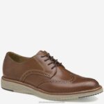 Shoes Tan Full Grain XB6RX192 Johnston & Murphy Men Upton Wingtip