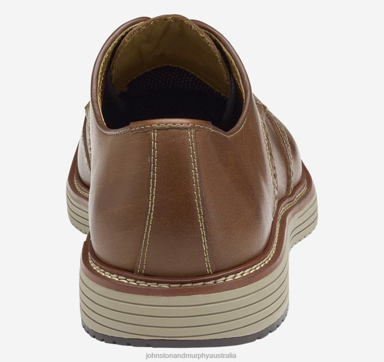 Shoes Tan Full Grain XB6RX192 Johnston & Murphy Men Upton Wingtip - Image 3
