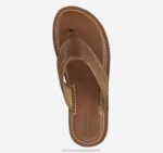 Shoes Tan Full Grain XB6RX20 Johnston & Murphy Men Norris Laser-Weave Thong - Image 2
