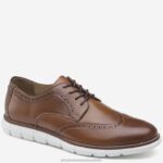 Shoes Tan Full Grain XB6RX274 Johnston & Murphy Men Holden Wingtip