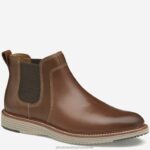 Shoes Tan Full Grain XB6RX317 Johnston & Murphy Men Upton Chelsea Boot