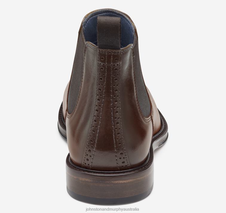 Shoes Tan Full Grain XB6RX368 Johnston & Murphy Men XC Flex Raleigh Chelsea - Image 3