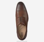 Shoes Tan Full Grain XB6RX372 Johnston & Murphy Men Lewis Cap Toe - Image 2