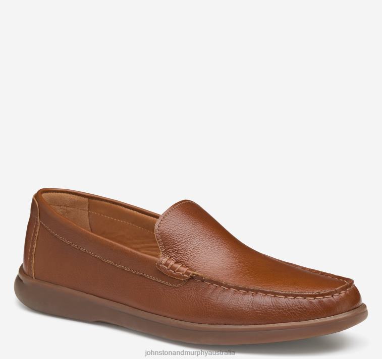 shoes_tan_full_grain_xb6rx48_johnston_murphy_men_brannon_venetian.jpg Shoes Tan Full Grain XB6RX48 Johnston & Murphy Men Brannon Venetian - Image 1