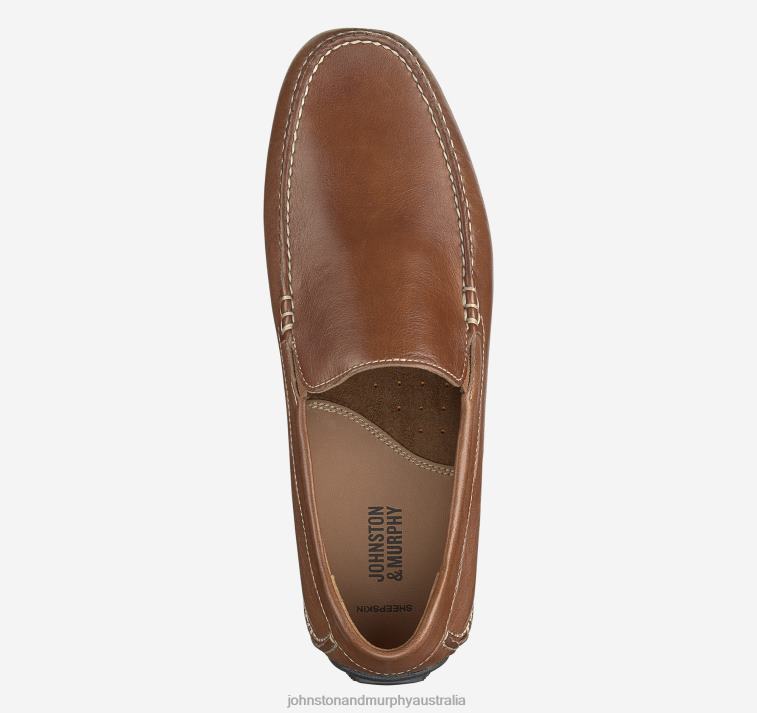 Shoes Tan Full Grain XB6RX85 Johnston & Murphy Men Cort Venetian - Image 2