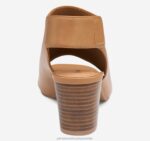Shoes Tan Glove Leather XB6RX1198 Johnston & Murphy Women Evelyn Open-Toe Bootie - Image 3