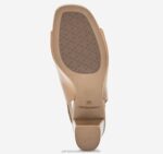 Shoes Tan Glove Leather XB6RX1198 Johnston & Murphy Women Evelyn Open-Toe Bootie - Image 5