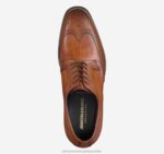 Shoes Tan Italian Calfskin XB6RX237 Johnston & Murphy Men Ellsworth Wingtip - Image 2