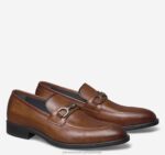 Shoes Tan Italian Calfskin XB6RX345 Johnston & Murphy Men Flynch Bit