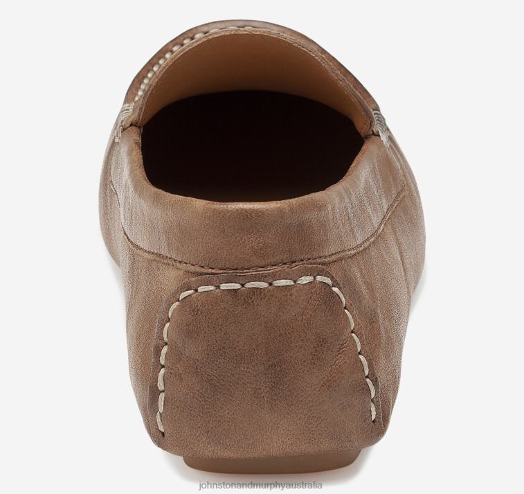 Shoes Tan Italian Washed Sheepskin XB6RX1218 Johnston & Murphy Women Maggie Penny - Image 3