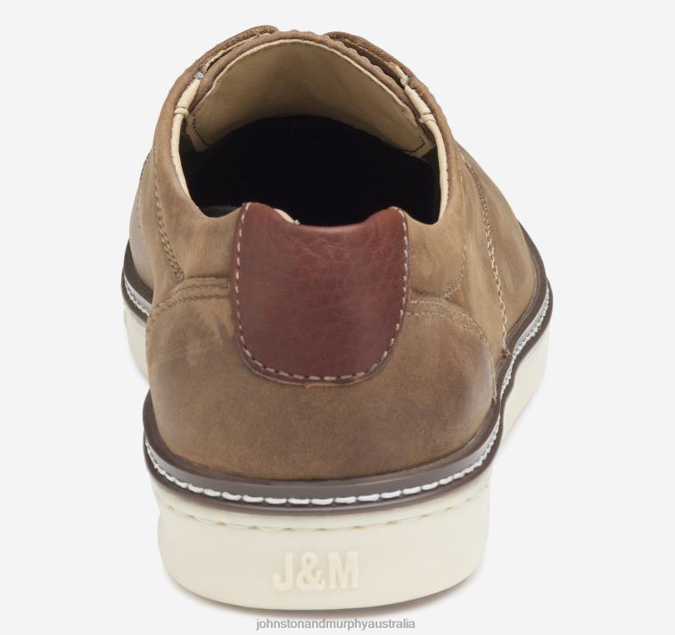 Shoes Tan Oiled Full Grain XB6RX15 Johnston & Murphy Men McGuffey Plain Toe - Image 3