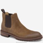 Shoes Tan Oiled Suede XB6RX285 Johnston & Murphy Men Barrett Chelsea Boot