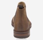 Shoes Tan Oiled Suede XB6RX285 Johnston & Murphy Men Barrett Chelsea Boot - Image 3