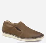 Shoes Tan Perfed Oiled Leather XB6RX39 Johnston & Murphy Men McGuffey Slip-On