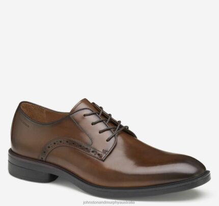 Shoes Tan Smooth Full Grain XB6RX180 Johnston & Murphy Men Ronan Plain Toe