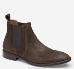 Shoes Tan Waxed Suede XB6RX259 Johnston & Murphy Men Henrick Chelsea Boot