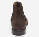 Shoes Tan Waxed Suede XB6RX259 Johnston & Murphy Men Henrick Chelsea Boot - Image 3