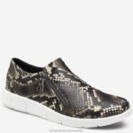 Shoes Taupe Italian Snake Print Sheepskin XB6RX1269 Johnston & Murphy Unisex Tracy