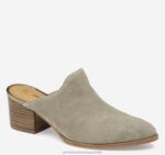 Shoes Taupe Italian Suede XB6RX1249 Johnston & Murphy Women Trista Mule