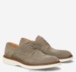 Shoes Taupe Italian Suede XB6RX306 Johnston & Murphy Men Jameson Longwing