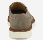 Shoes Taupe Italian Suede XB6RX306 Johnston & Murphy Men Jameson Longwing - Image 3