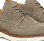 Shoes Taupe Italian Suede XB6RX306 Johnston & Murphy Men Jameson Longwing - Image 5