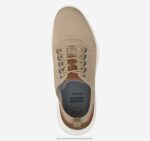 Shoes Taupe Knit XB6RX42 Johnston & Murphy Men Amherst Knit U-Throat - Image 2