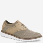 Shoes Taupe Space Dye XB6RX55 Johnston & Murphy Men Duncan Saddle