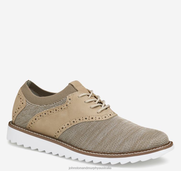 shoes_taupe_space_dye_xb6rx55_johnston_murphy_men_duncan_saddle.jpg Shoes Taupe Space Dye XB6RX55 Johnston & Murphy Men Duncan Saddle - Image 1