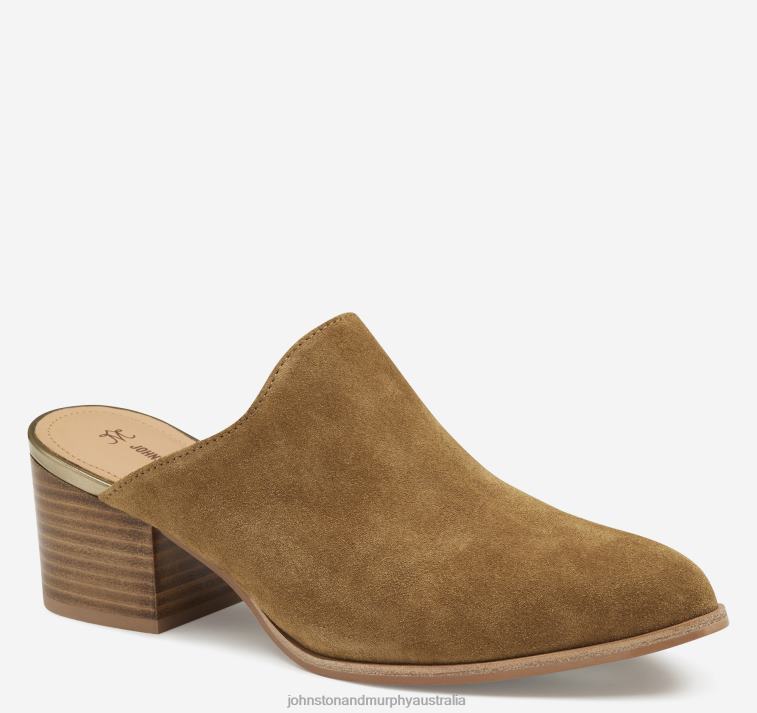 shoes_whiskey_suede_xb6rx1229_johnston_murphy_women_trista_mule.jpg Shoes Whiskey Suede XB6RX1229 Johnston & Murphy Women Trista Mule - Image 1