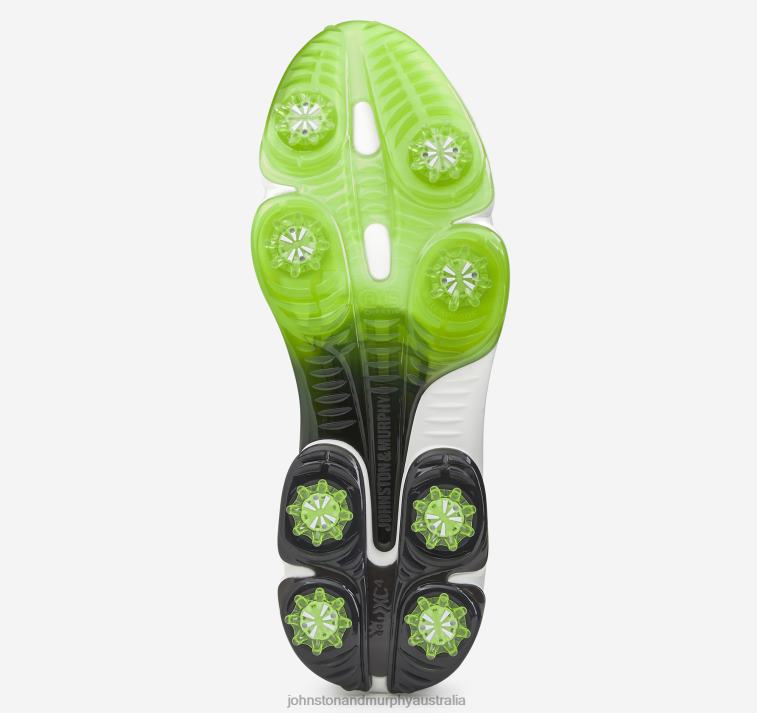 Shoes White/Black Full Grain XB6RX59 Johnston & Murphy Men XC4 GT2 Luxe U-Throat - Image 4
