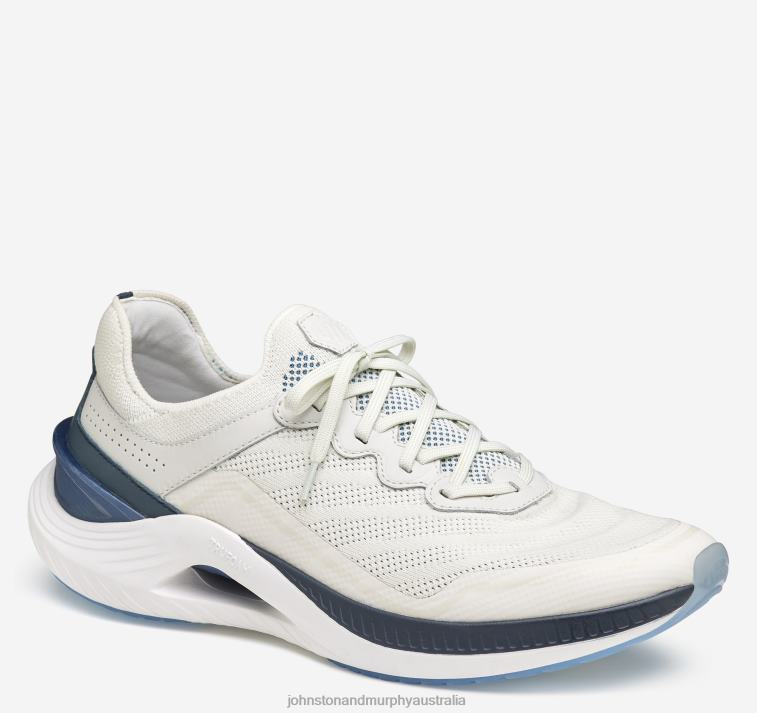 shoes_white_blue_xb6rx8_johnston_murphy_men_rt1_sport.jpg Shoes White/Blue XB6RX8 Johnston & Murphy Men RT1-Sport - Image 1
